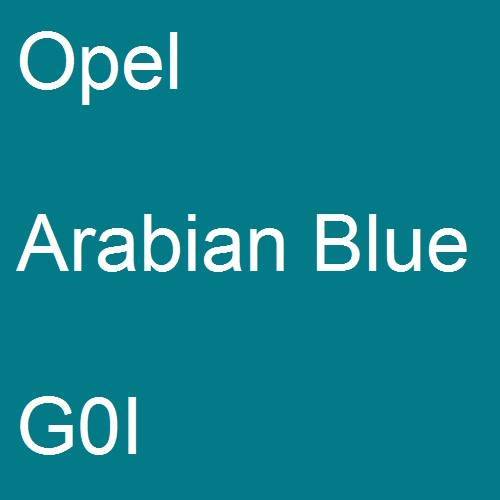 Opel, Arabian Blue, G0I.